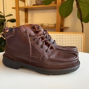 Rockport Brown Leather Boots Mens 7